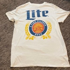 Miller lite tshirt. Size small